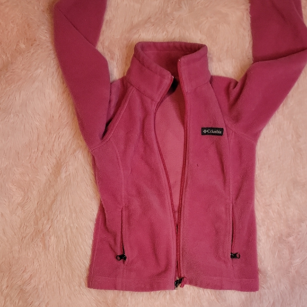 Columbia Kids' Raspberry Fleece Jacket - Picture 1 of 3
